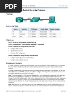 2.2.4.11 Lab - Configuring Switch Security Features - Scribd