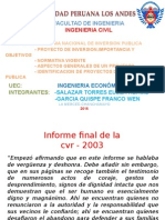 Informe Final de La cvr-2003