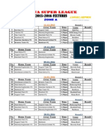 Charley's JB Super League Zone A Fixtures PDF