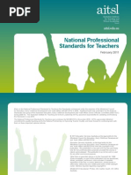 aitsl national professional standards for teachers