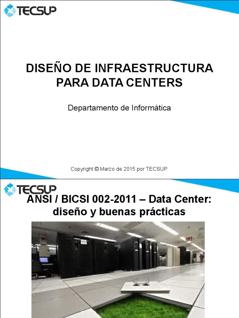 Diseño de Infraestructura para Data Centers U01 v2 | PDF