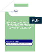 Mod 1 Educ Laws & DepEd PPAs