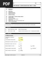 Column Design - EURO CODE