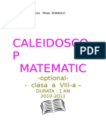 Caleidoscop Matematic