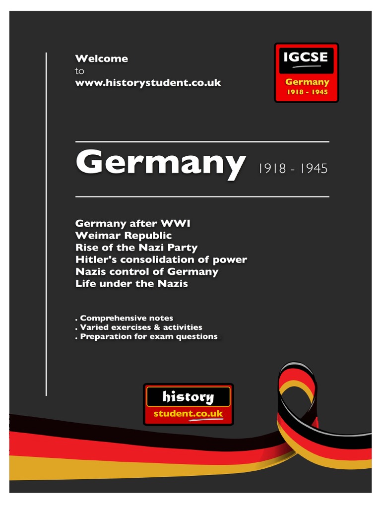 Germany 1918-45: Weimar to Nazi Rule | PDF | Weimar Republic | Nazi Germany