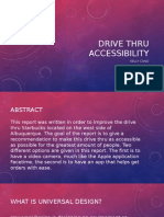 Drive Thru Accessibility
