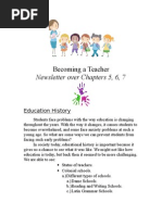 Newsletter CH 5 6 7 Educ 101 2014