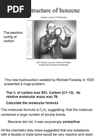 The Structure of Benzene in powerpoint