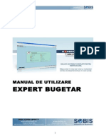 Manual de Utilizare EXpert Bugetar