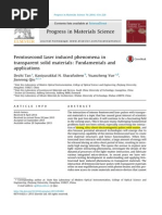 Femtosecond Laser Induced Phenomena