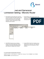 Biznet Metronet - Connection Setting - Microtic Router