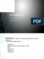 Vitamin D: M. Akbar Maulana 30101407231