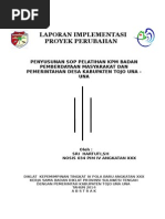 Laporan Implementasi Proyek Perubahan