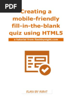Download HTML5 Tutorial Create a fill-in-the-blank quiz by em SN292885047 doc pdf