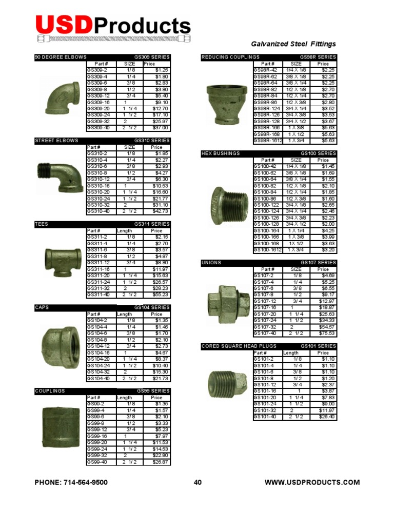 Galvanized Steel Fittings Manufactured Goods Equipment Free 30