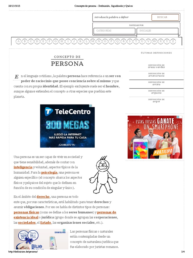 Concepto de persona - Definición, Significado y Qué es | Existencia