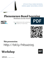 Phenomenon Based Learning