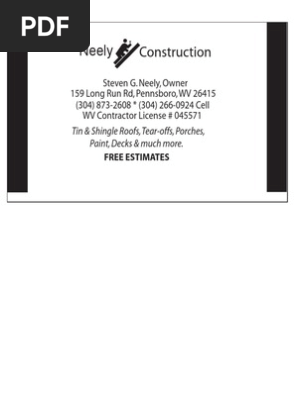 business card