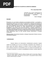 Hermeneutica Filosófica e Direitos Humanos