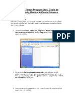 Tutorial Tareas Copia y Restauración