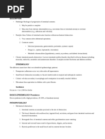 Intestinal Obstruction PDF