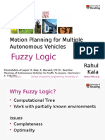 Motion Planning for Multiple Autonomous Vehicles: Chapter 5a - Fuzzy Logic