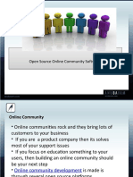 Open Source Online Community Software Comparison