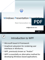 Windows Presentation Foundation WPF Development