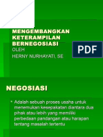 Bab 6 Mengembangkan Keterampilan Bernegosiasi