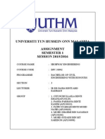 Universiti Tun Hussein Onn Malaysia Assignment Semester 1 SESSION 2015/2016
