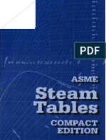 Steam Tables ASME