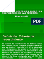 Conceptos Generales Sobre Las Propiedades de Las Tuberías.