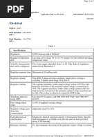 Electrical: Specifications