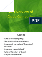 An Overview of Cloud Computing