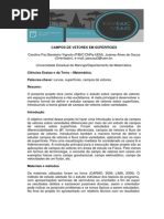 CAMPOS DE VETORES EM SUPERFÍCIES 