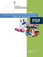 Plan Vacunación VPH 2015 Ver. 1