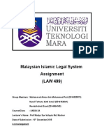 Malaysian Islamic Legal System