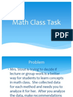 Math Class Task