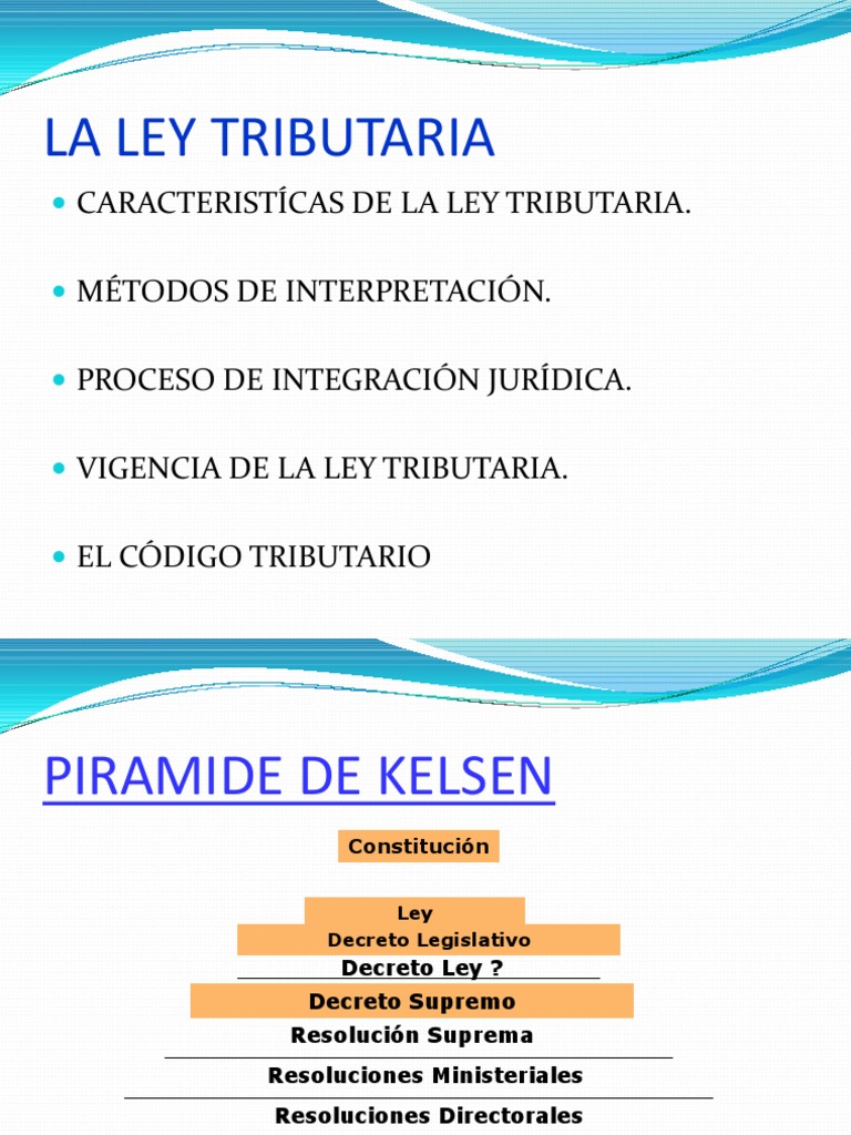 La Ley Tributaria