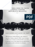 Hotărârea CEDO În Cauza Ninescu Contra Republicii Moldova (1)