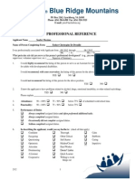 LBRM Reference Form