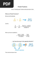 49 Partial Fractions