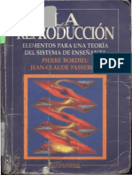 Bourdieu, La Reproduccion