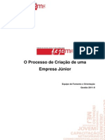 O Processo de Criação de Uma Empresa Júnior