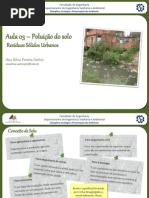 Aula 03 - Poluição Do Solo