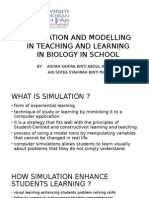 Simulation and Modelling in Teaching and Learning in