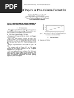 Preparation of Papers in Two-Column Format For: First Author, Second Author