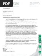 21-09-2015 Echo Beach Letter