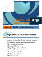 EMA302 2 Operasi Dan Produktivitas PDF