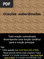subordinadas